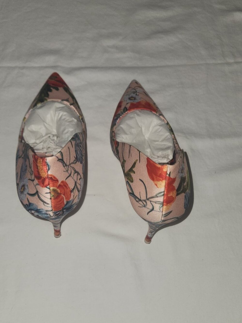 Aldo Pink Floral Pumps Size 8 - Picture 4 of 11